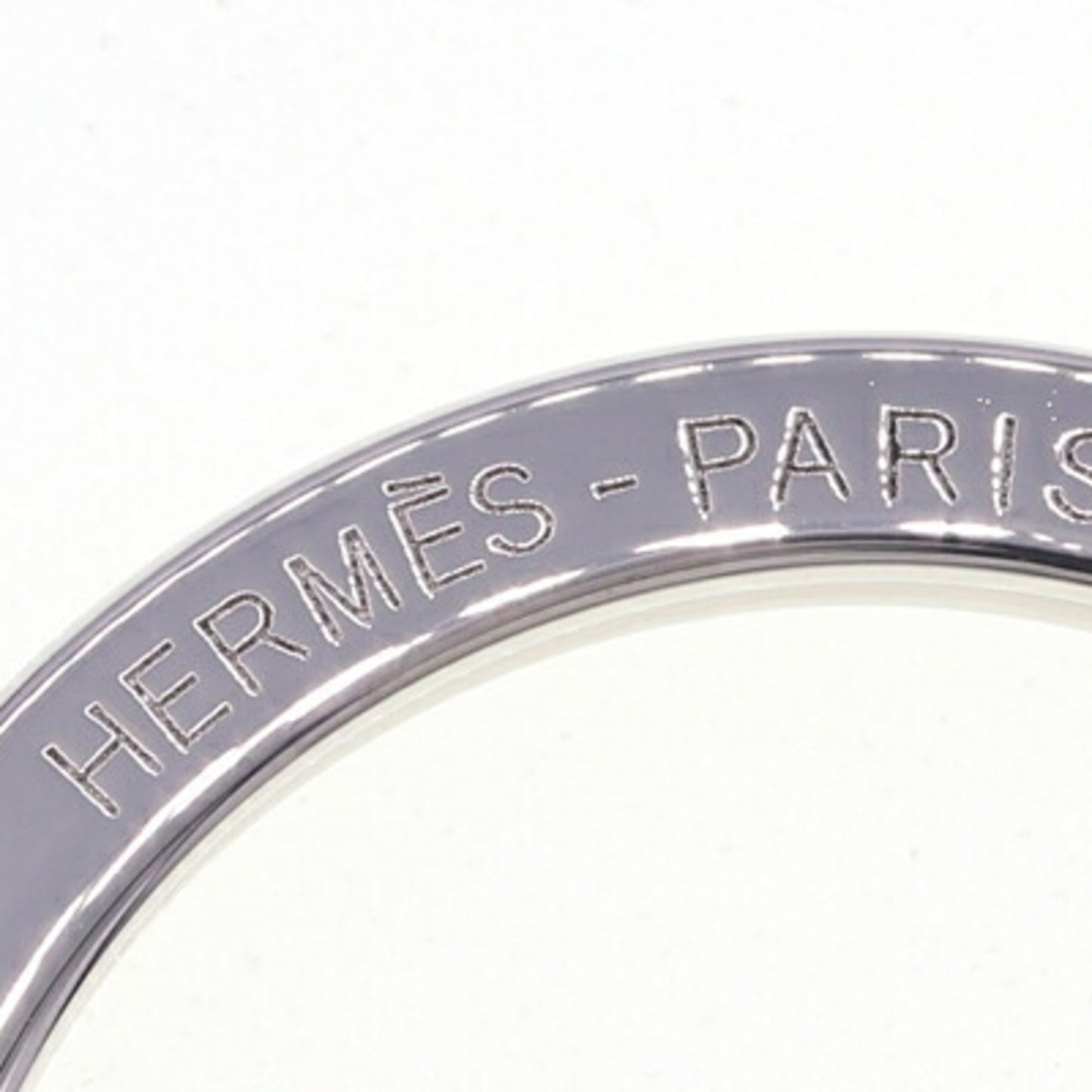 Herms Key Ring Porte Cles Tab Capucines Swift Leather Keychain Bag Charm Red