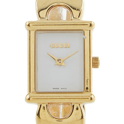 Gucci 1800L Quartz Watch With White Dial And Stainless Steel