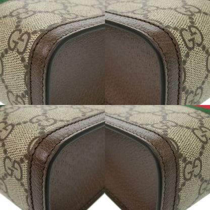 Like New Gucci Ophidia 772317 Gg Canvas Beige Shoulder Bag 0486Gucci