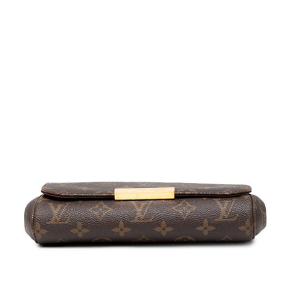 Louis Vuitton Monogram Favorite Pm Chain Handbag/Shoulder Bag 2Way M40717 Brown Leather