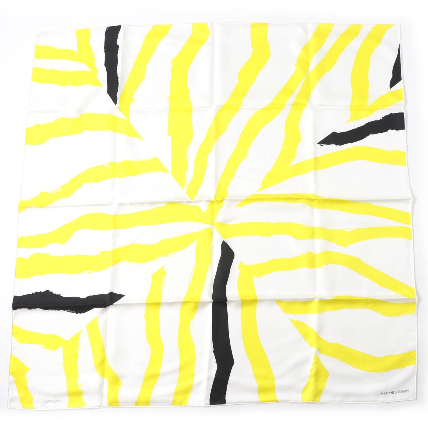 Hermes Carr Jean 90 Rosace De Janos Ber 100% Silk Scarf