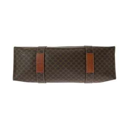 Celine Vintage Macadam Pattern Brown Gold Hardware Mc96 Tote Bag Shoulder