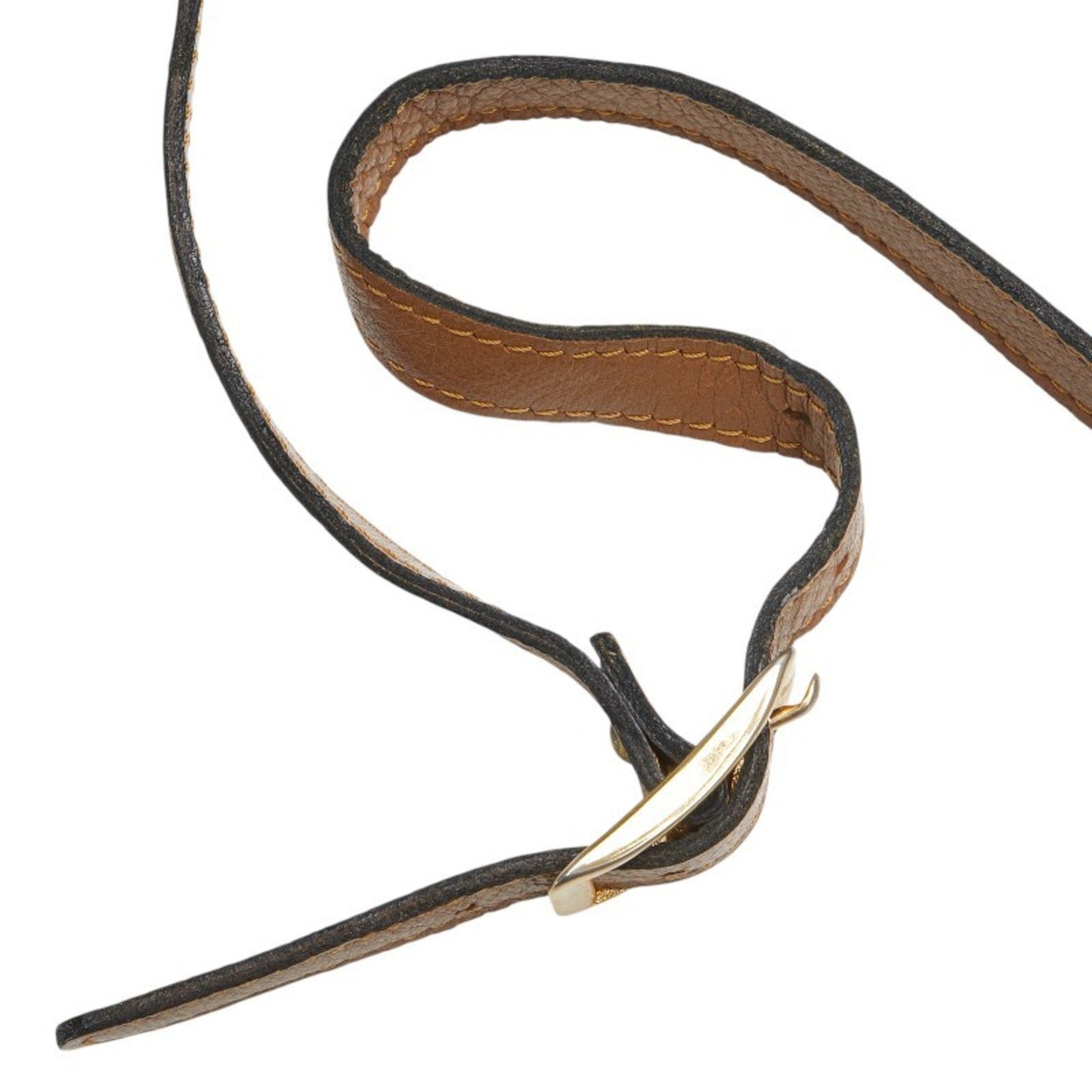 Saint Laurent Python-Embossed One-Shoulder Bag In Brown Leather