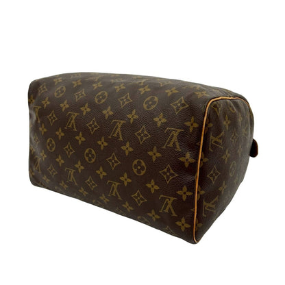 Louis Vuitton Speedy 25 Monogram Leather Handbag/Mini Boston Bag