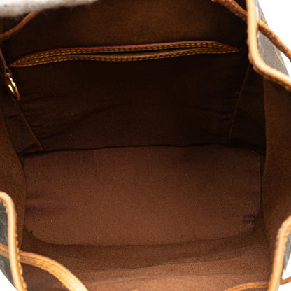 Louis Vuitton Monogram Montsouris Mm Backpack M51136 Brown Leather