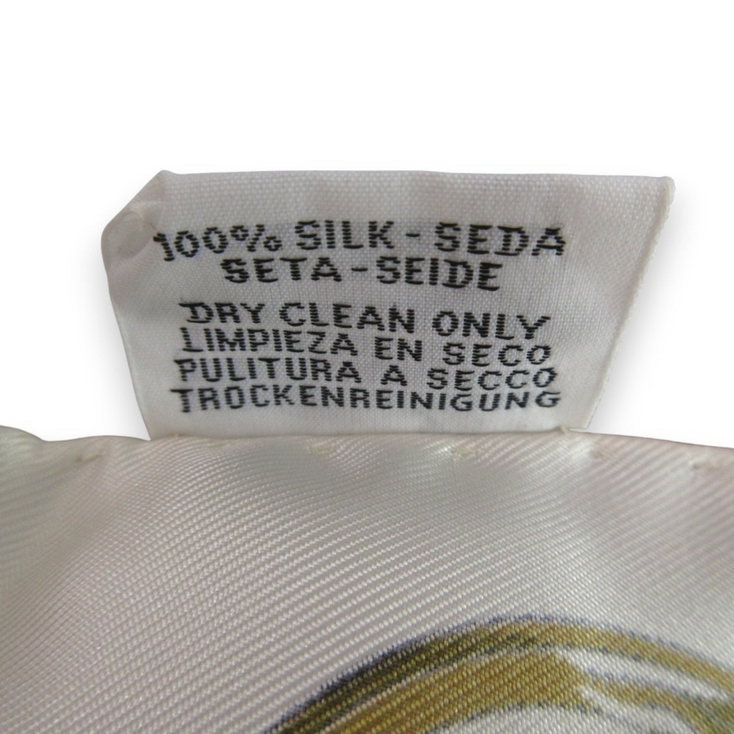 Hermes Grand Tolalala Maxi Twilly Silk Scarf/Muffler In Beige Multicolor