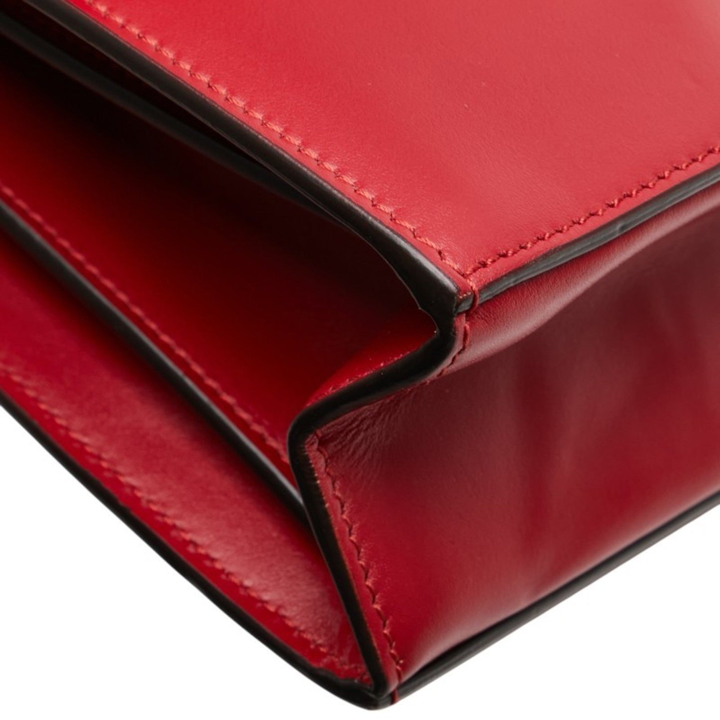 Gucci Zumi Shoulder Bag 576388 Red Leather