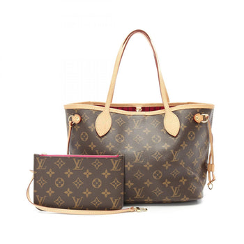 Louis Vuitton Neverfull Pm Tote Bag Coated Canvas Leather Monogram
