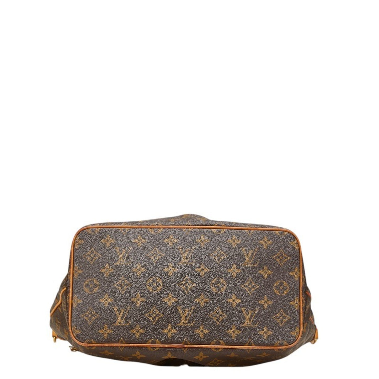 Louis Vuitton Monogram Palermo Pm Handbag Tote Bag M40145 Brown Leather