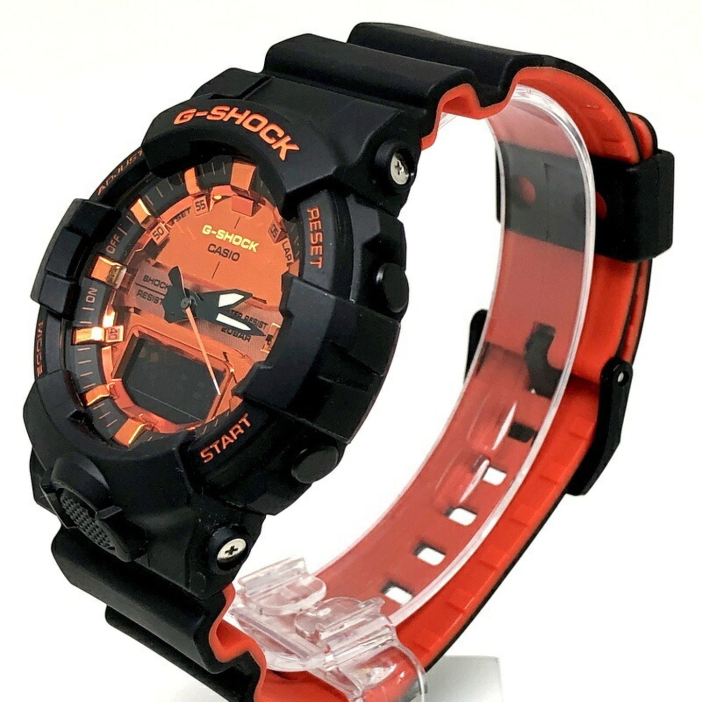 G-Shock Casio Ga-800Br-1A Bright Orange Analog-Digital Mid-Size Model