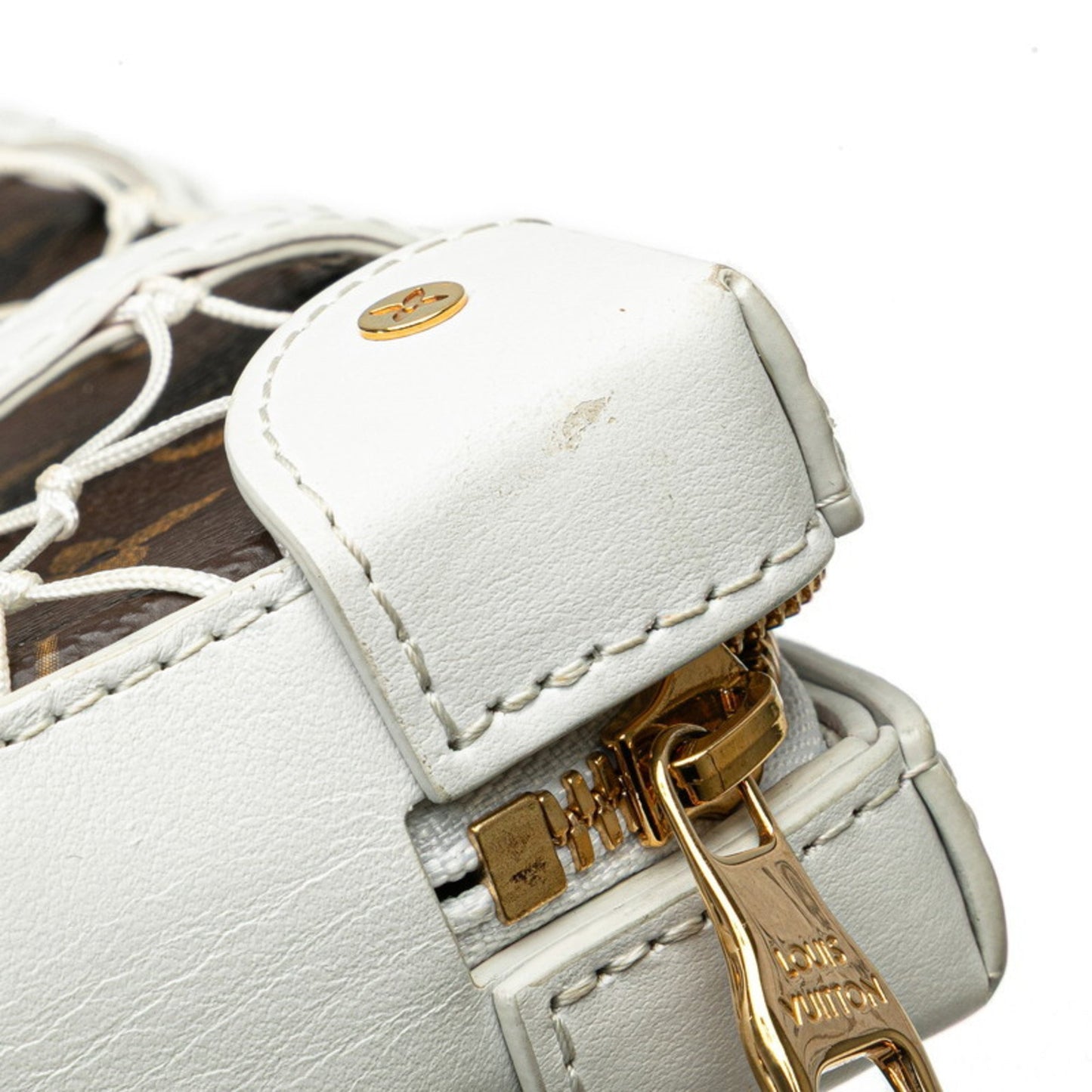 Louis Vuitton X Nba Monogram Soft Trunk Phone Box Crossbody Shoulder Bag Body M80102 White Brown