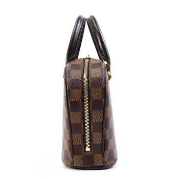 Louis Vuitton Louis Vuitton Handbag Damier Saria Canvas Brown Gold