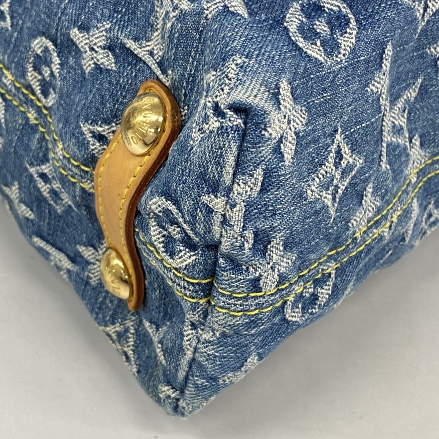 Louis Vuitton Monogram Denim Baggy Gm M95048 Blue