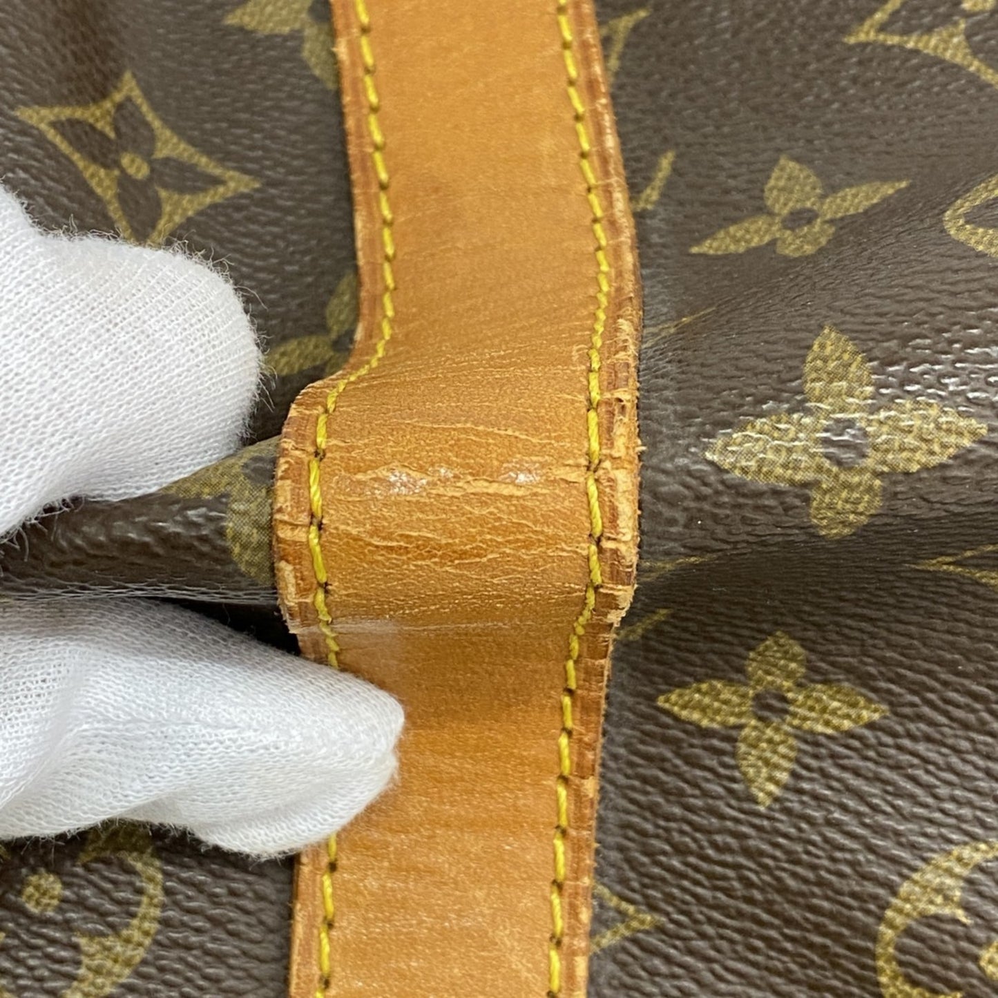 Louis Vuitton Monogram Keepall Bandouliere 60 Boston Bag M41412 Brown