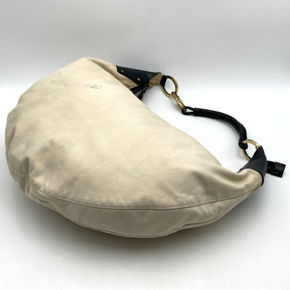 Gucci 95332 Shoulder Bag/Handbag In Beige/Black Canvas