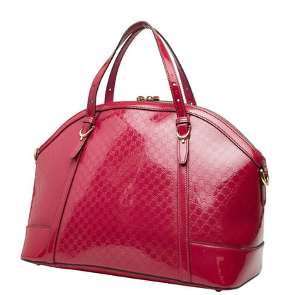 Gucci Micro Guccissima Handbag 309614 Pink Enamel