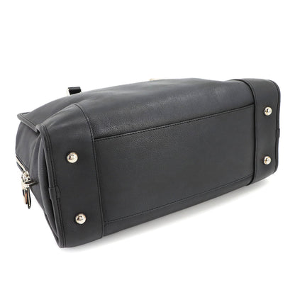 Loewe Amazona 36 Handbag In Black Leather