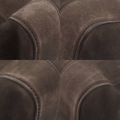 Gucci 296877 Nubuck Leather Brown Tote Bag Handbag 0256 Gucci