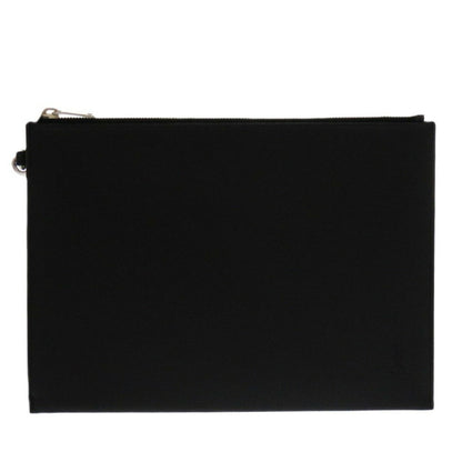 Like New Yves Saint Laurent 530013 Clutch Bag In Black Leather