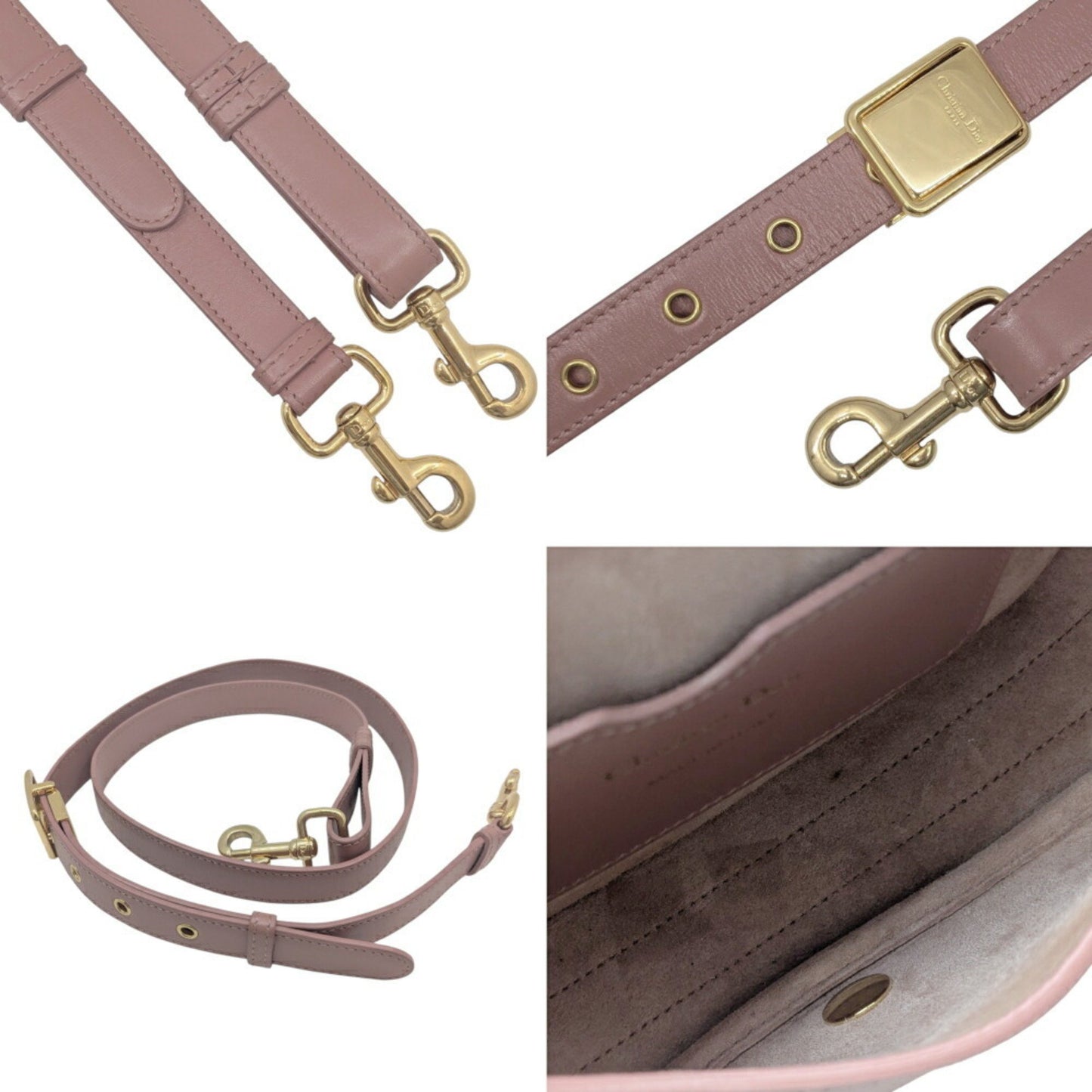 Christian Dior Dior Bobby Small Shoulder Bag In Pink Leather