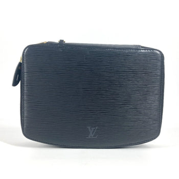 Hermes M48362 Epi Poche Monte Carlo Makeup Pouch Jewelry Case Multi-Pouch Leather