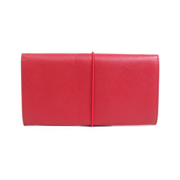 Prada Organizer Leather/Rubber Red