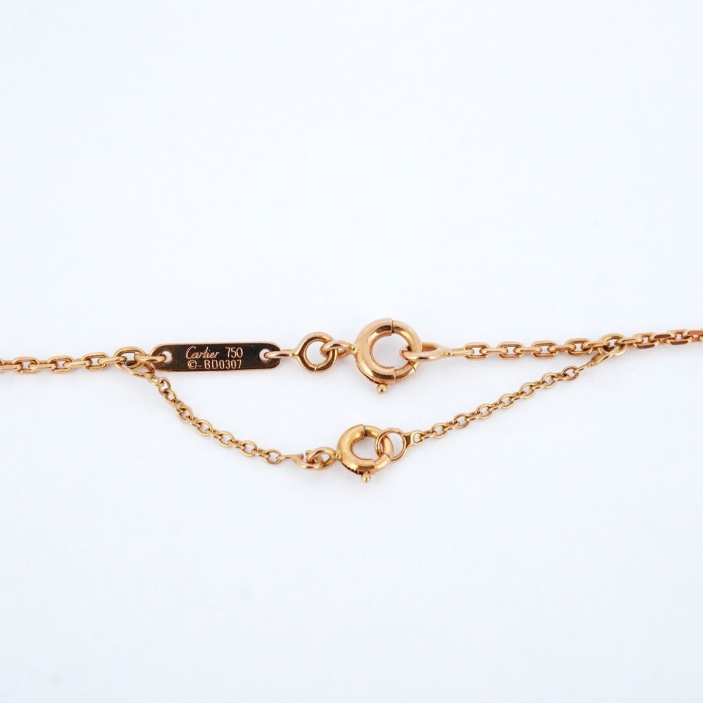 Cartier C Heart Necklace In 18K Pink Gold