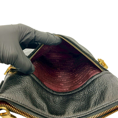 Loewe Anagram Embossed Logo Leather Shoulder Bag/Sacoche/Pochette/Crossbody Bag