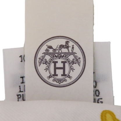 Hermes Twilly Garde Robe Pop Silk Scarf/Muffler In White