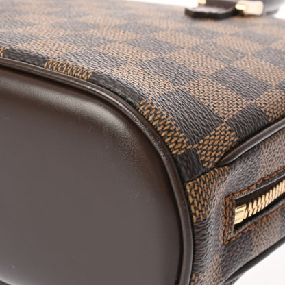 Louis Vuitton Damier Saria Mini Brown N51286 Women'S Canvas Handbag