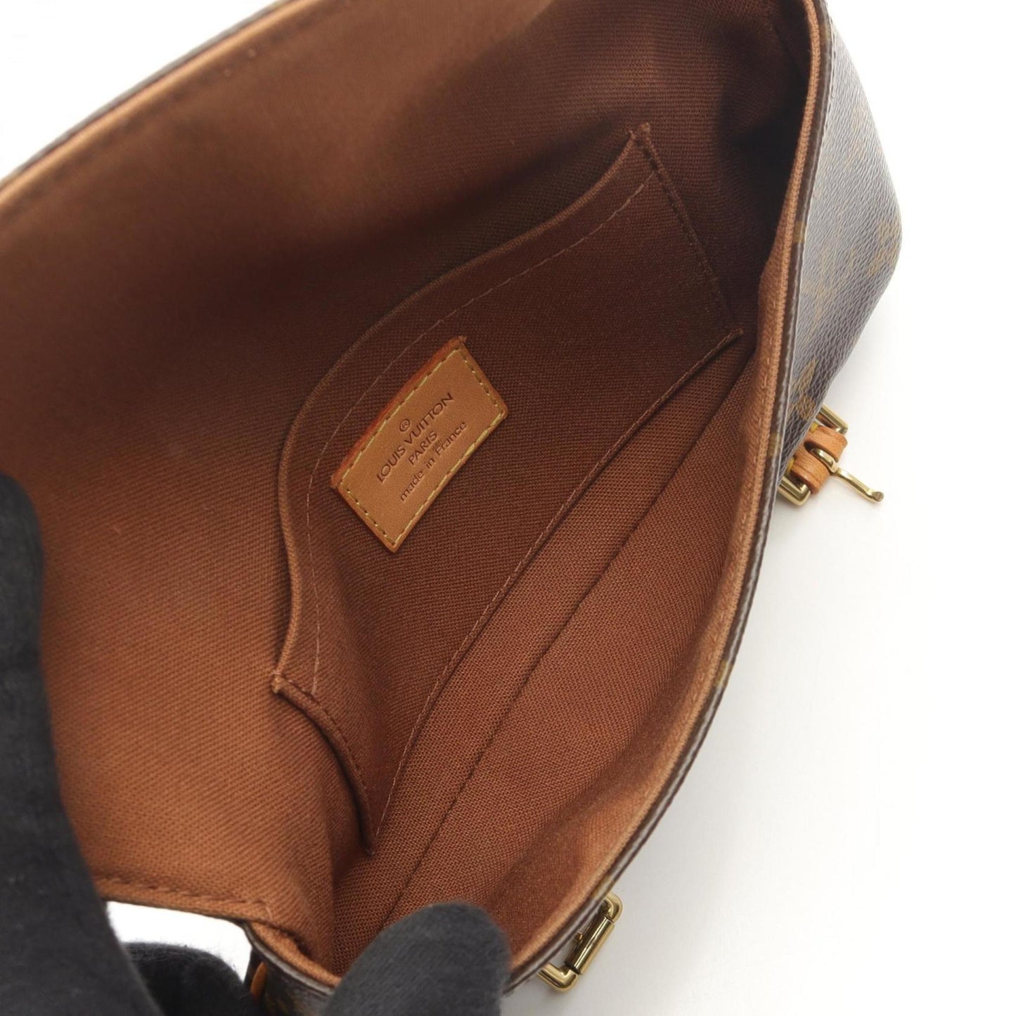 Louis Vuitton Marel Pochette Waist Bag/Body Bag In Coated Canvas And Leather With Monogram Design