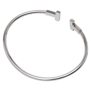 Tiffany & Co. 18K White Gold T Wire Bracelet