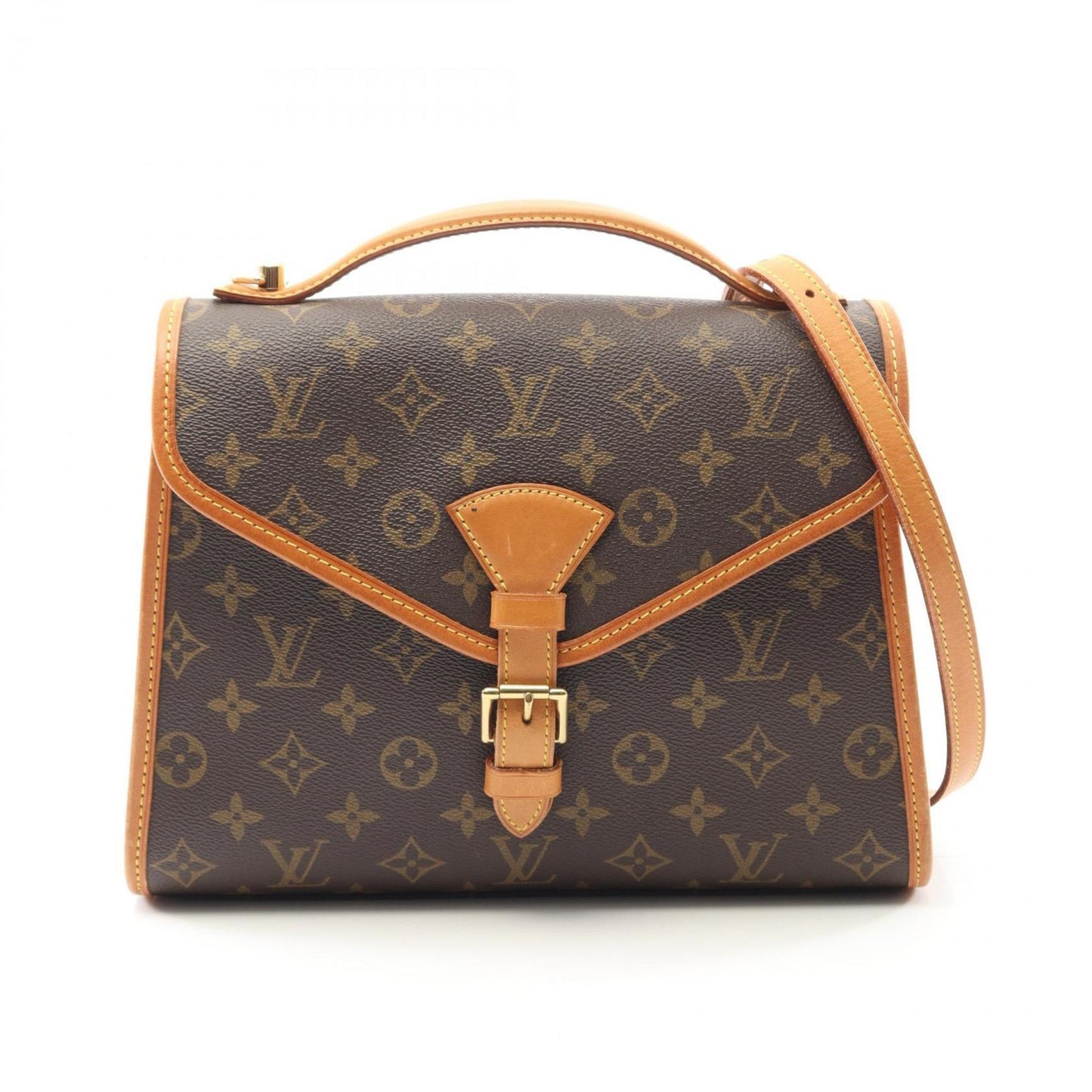 Louis Vuitton Bel Air Handbag Coated Canvas Leather Monogram