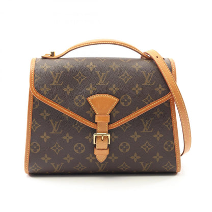 Louis Vuitton Bel Air Handbag Coated Canvas Leather Monogram