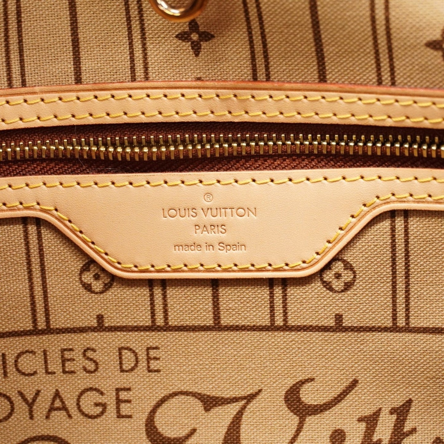 Louis Vuitton Monogram Neverfull Mm Tote Bag M40156 Brown