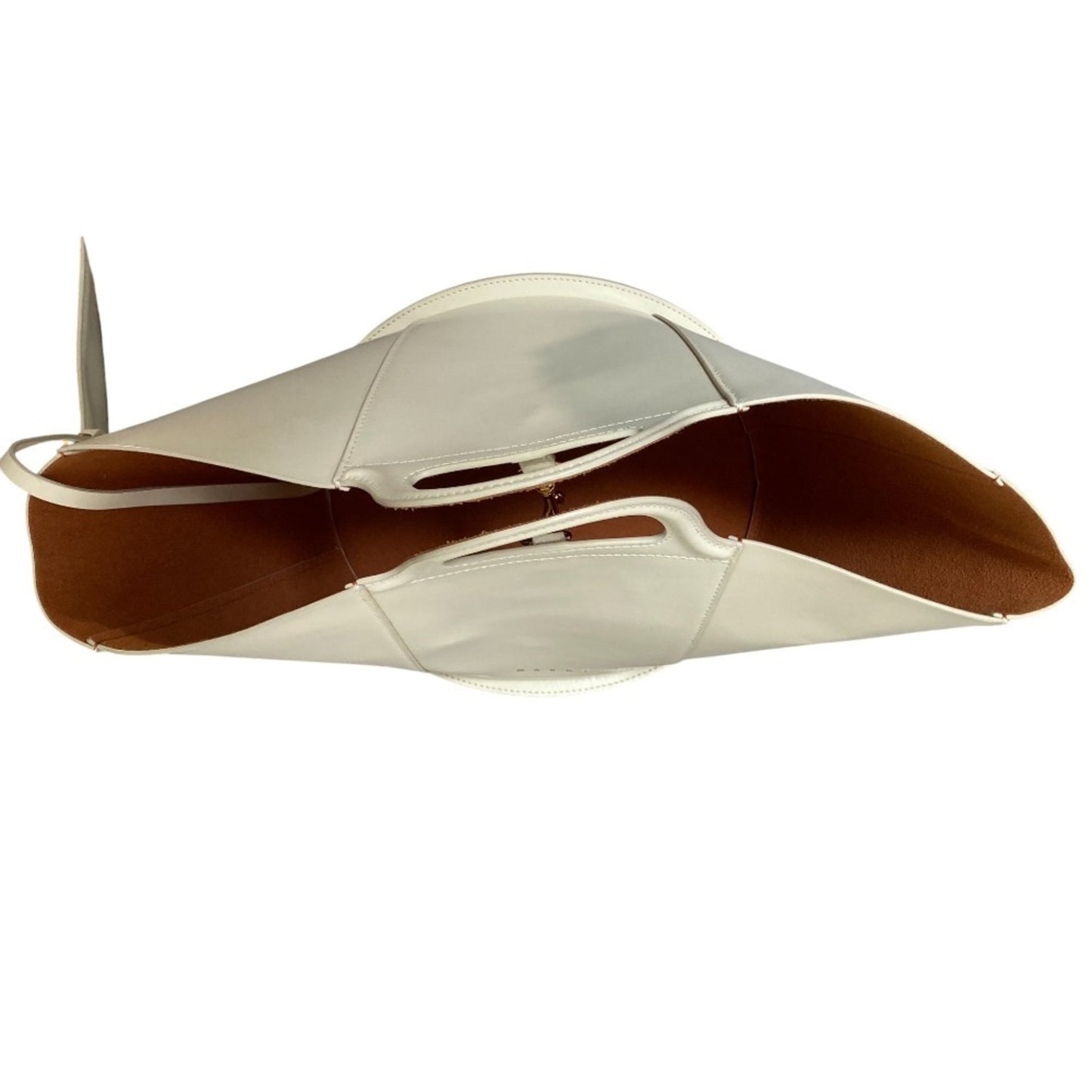 Marni Tropicalia Bucket Leather Tote Bag With Pouch