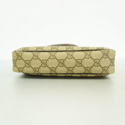 Gucci Gg Supreme Shoulder Bag 201447 Brown Champagne