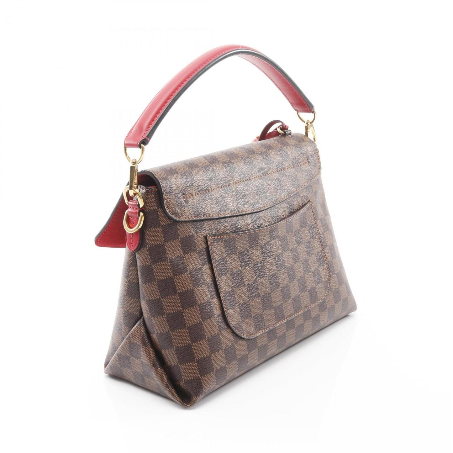 Louis Vuitton Bobur Damier Ebene Scarlet Handbag
