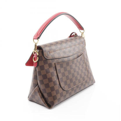 Louis Vuitton Bobur Damier Ebene Scarlet Handbag