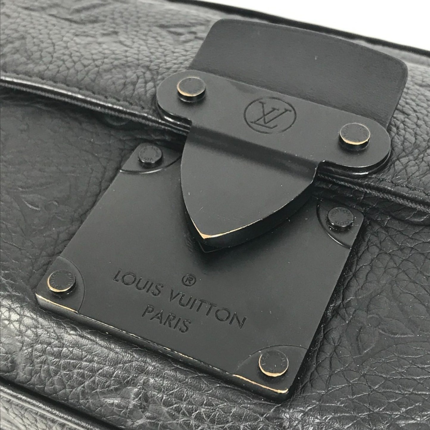Louis Vuitton M58489 Monogram Taurillon S-Lock Messenger Bag