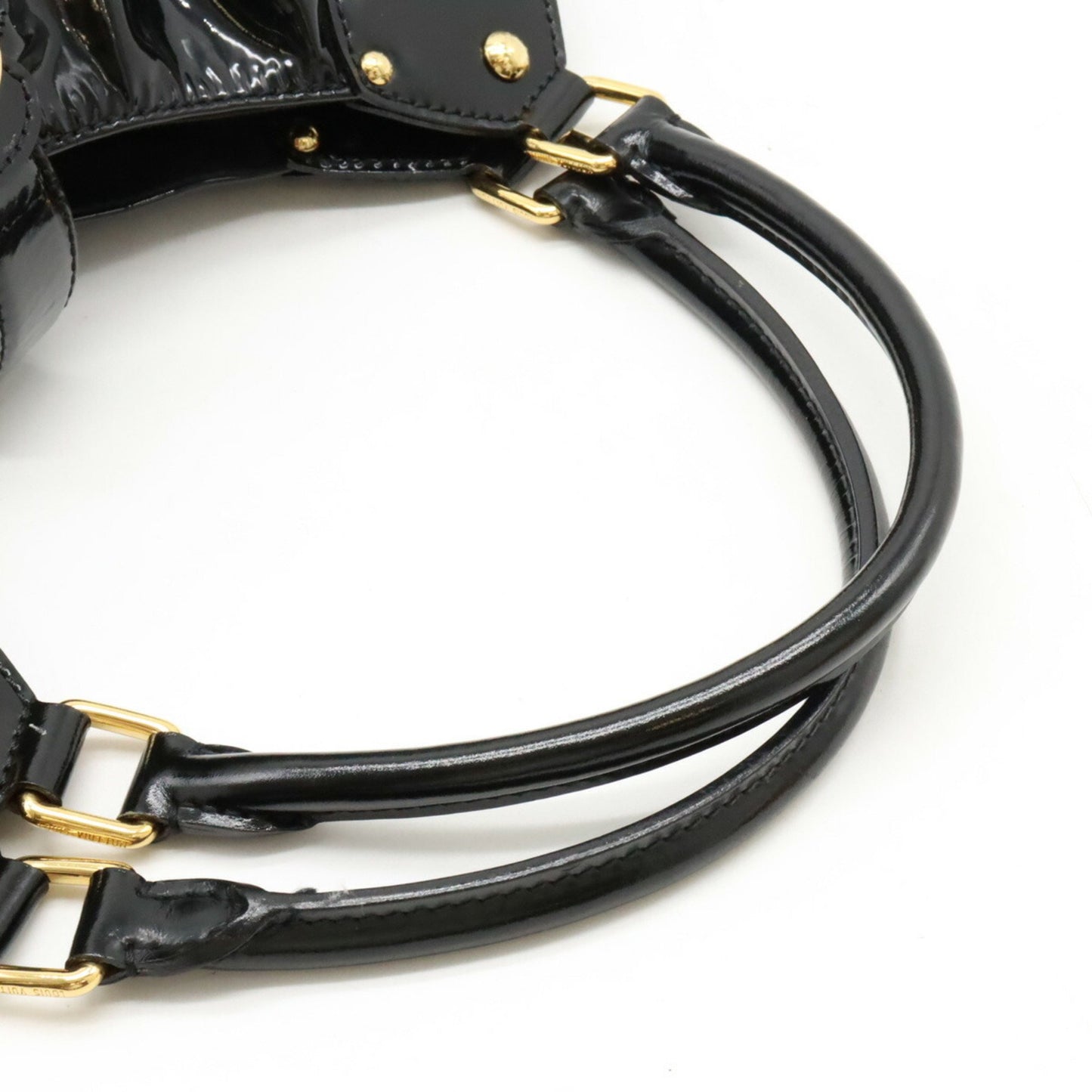 Louis Vuitton Louis Vuitton Monogram Mahina Surya L Tote Bag Shoulder Patent Leather Noir Black