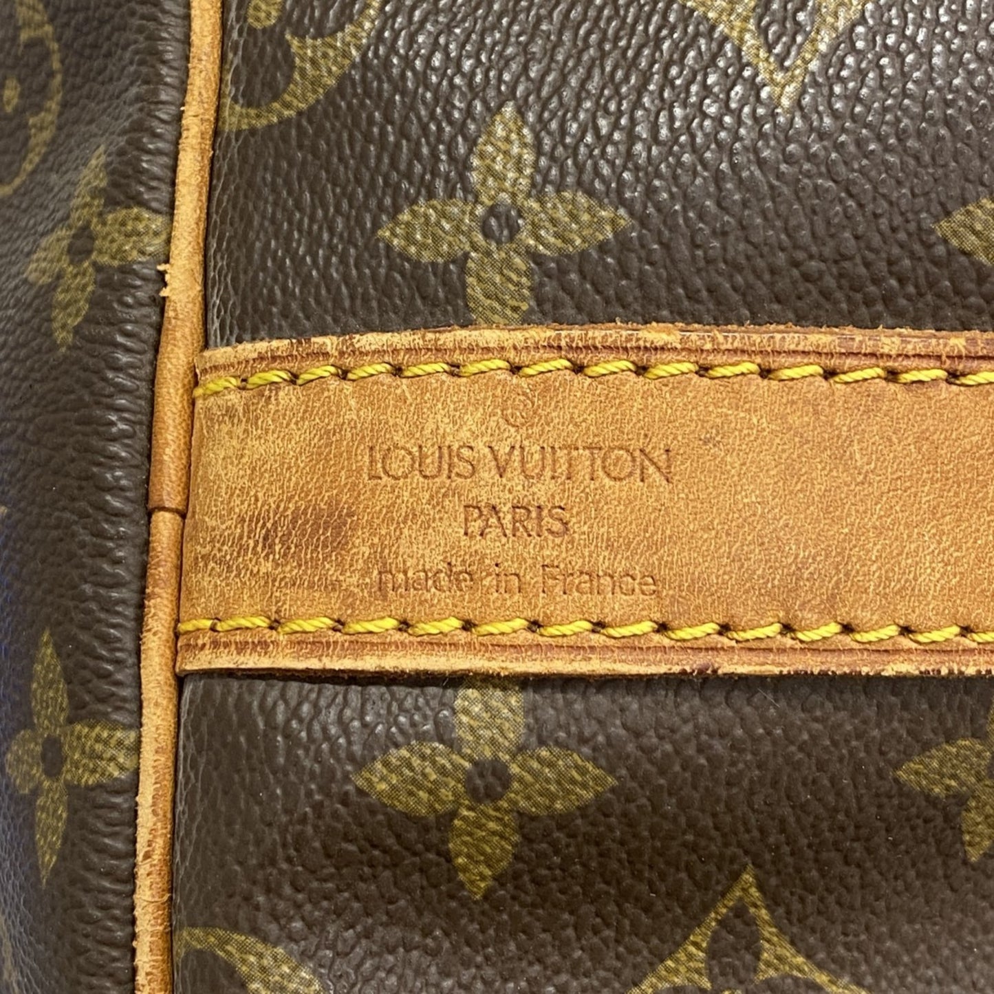 Louis Vuitton Monogram Keepall Bandouliere 60 Boston Bag M41412 Brown