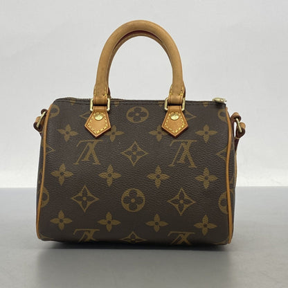 Louis Vuitton Monogram Mini Speedy Handbag M41534 Brown 2-Way Bag