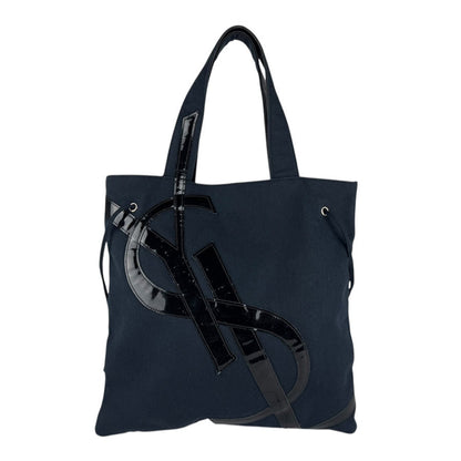 Yves Saint Laurent Kahala Tote Handbag In Canvas And Patent Leather
