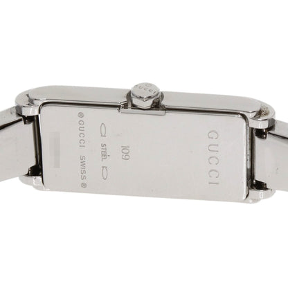 Gucci 109 Square Face 2P Diamond Watch Stainless Steel/Ss