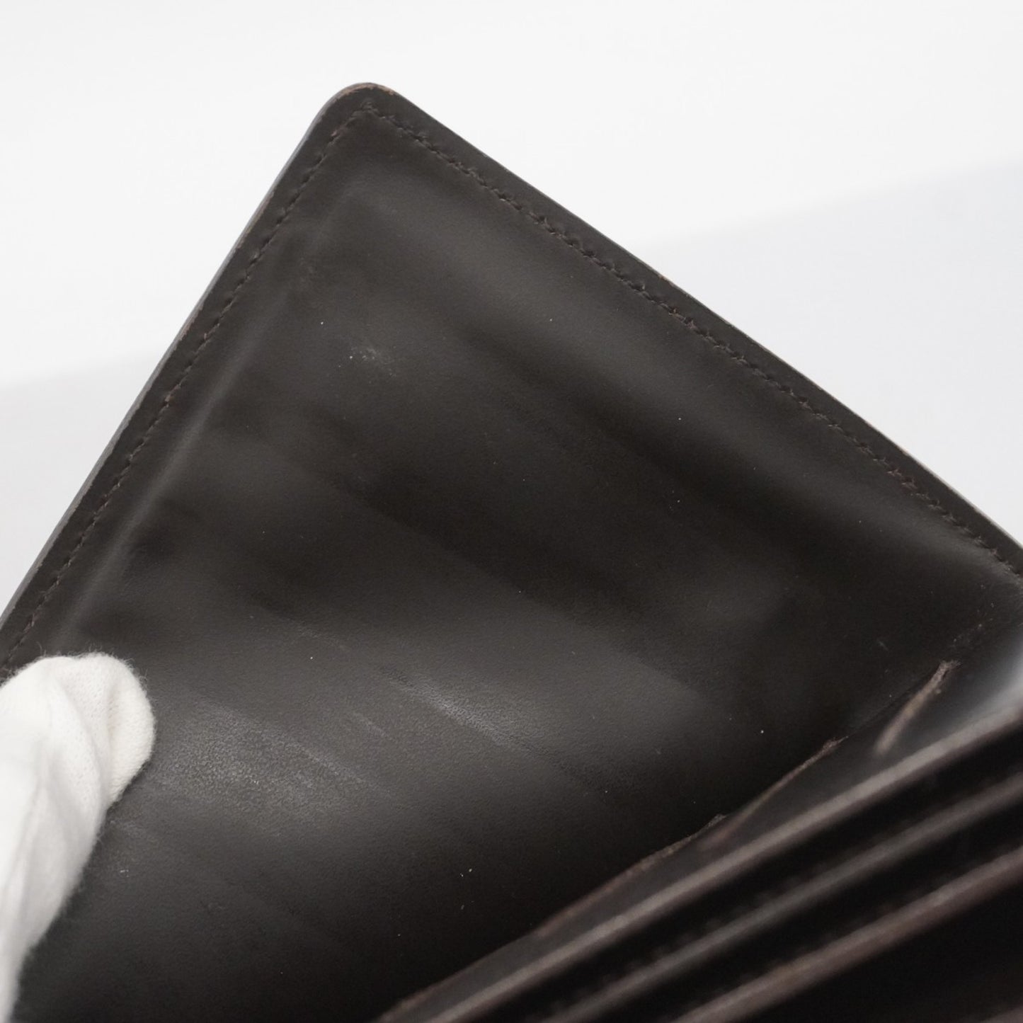 Louis Vuitton Monogram Glace Leather Hoist Long Wallet M66450 Cafe