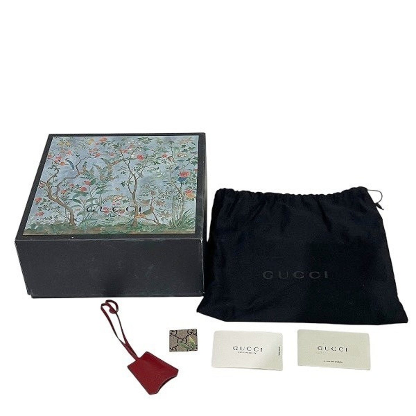 Gucci Gg Supreme 409487 Ladylock Floral Pvc