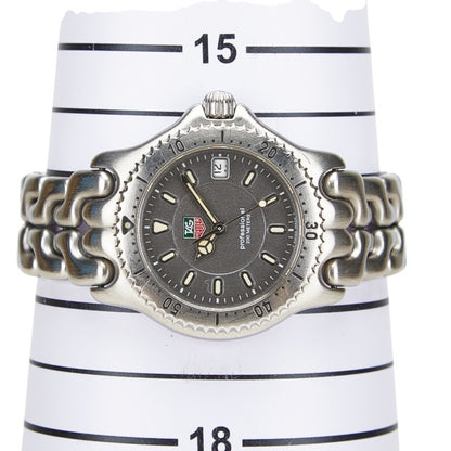 Tag Heuer Cell Boys Watch Wg1213-K0 Quartz Gray Dial Stainless Steel