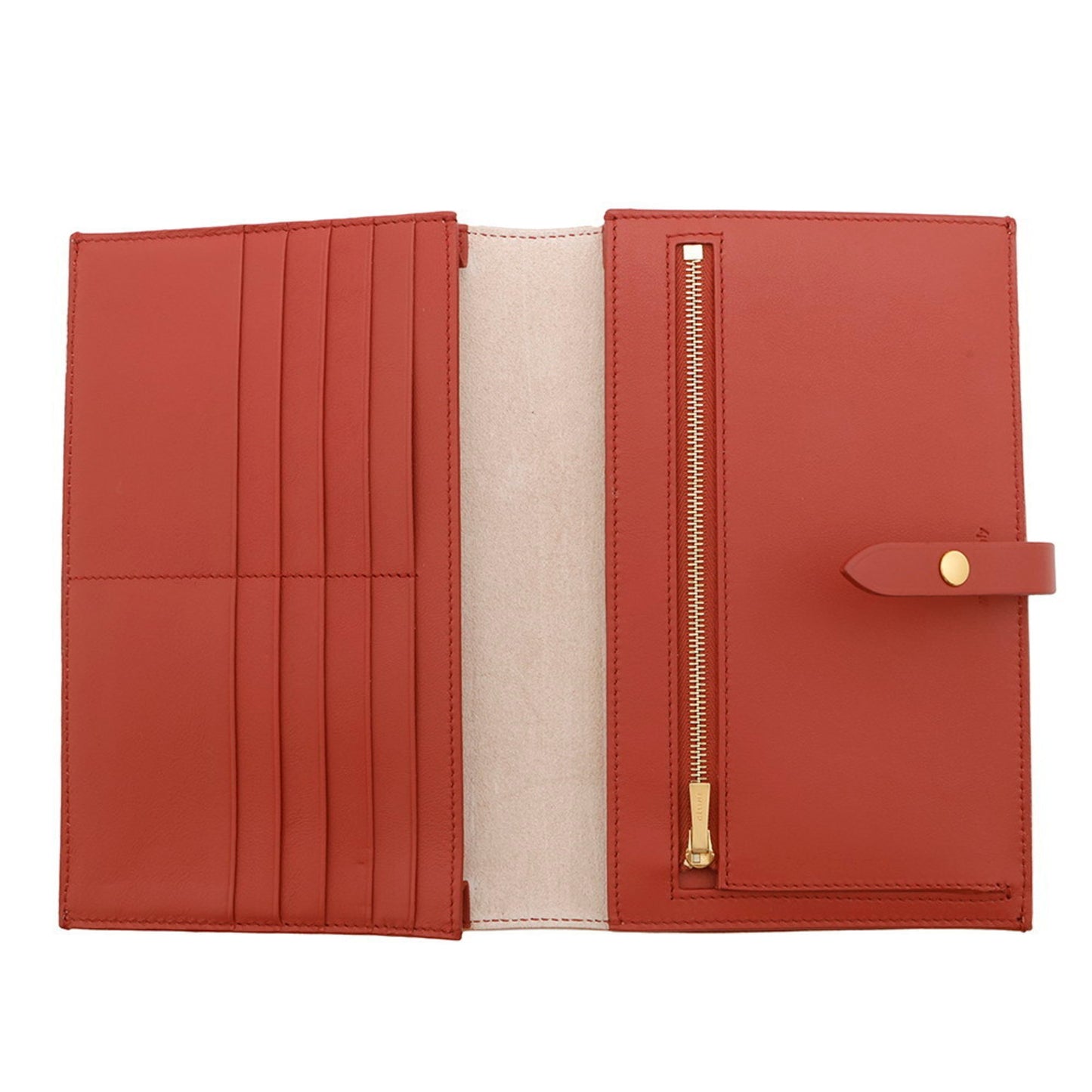 Celine Large Multi-Function Leather Bi-Fold Wallet 104873