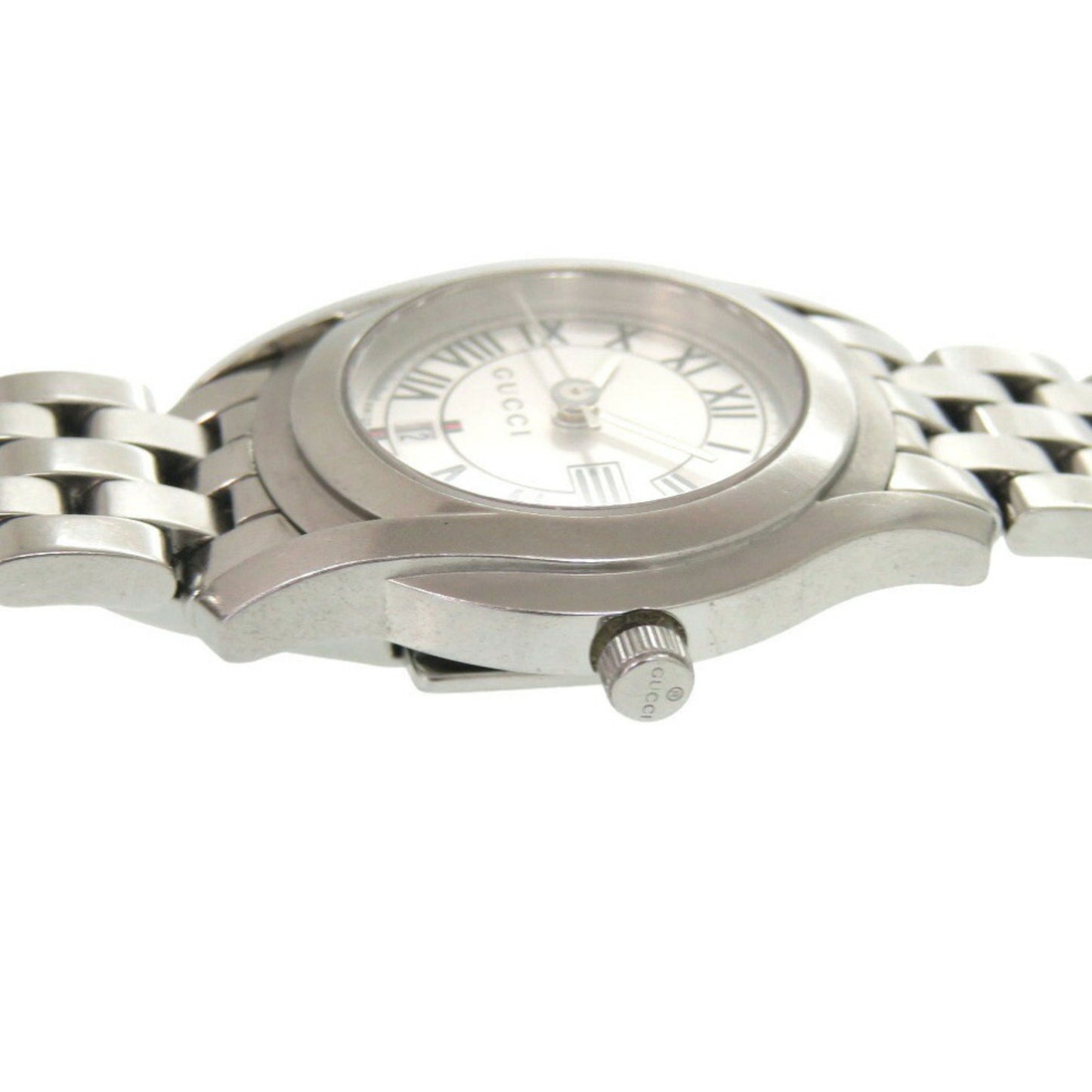 Gucci 5500L Stainless Steel Silver Quartz Watch 1761Gucci